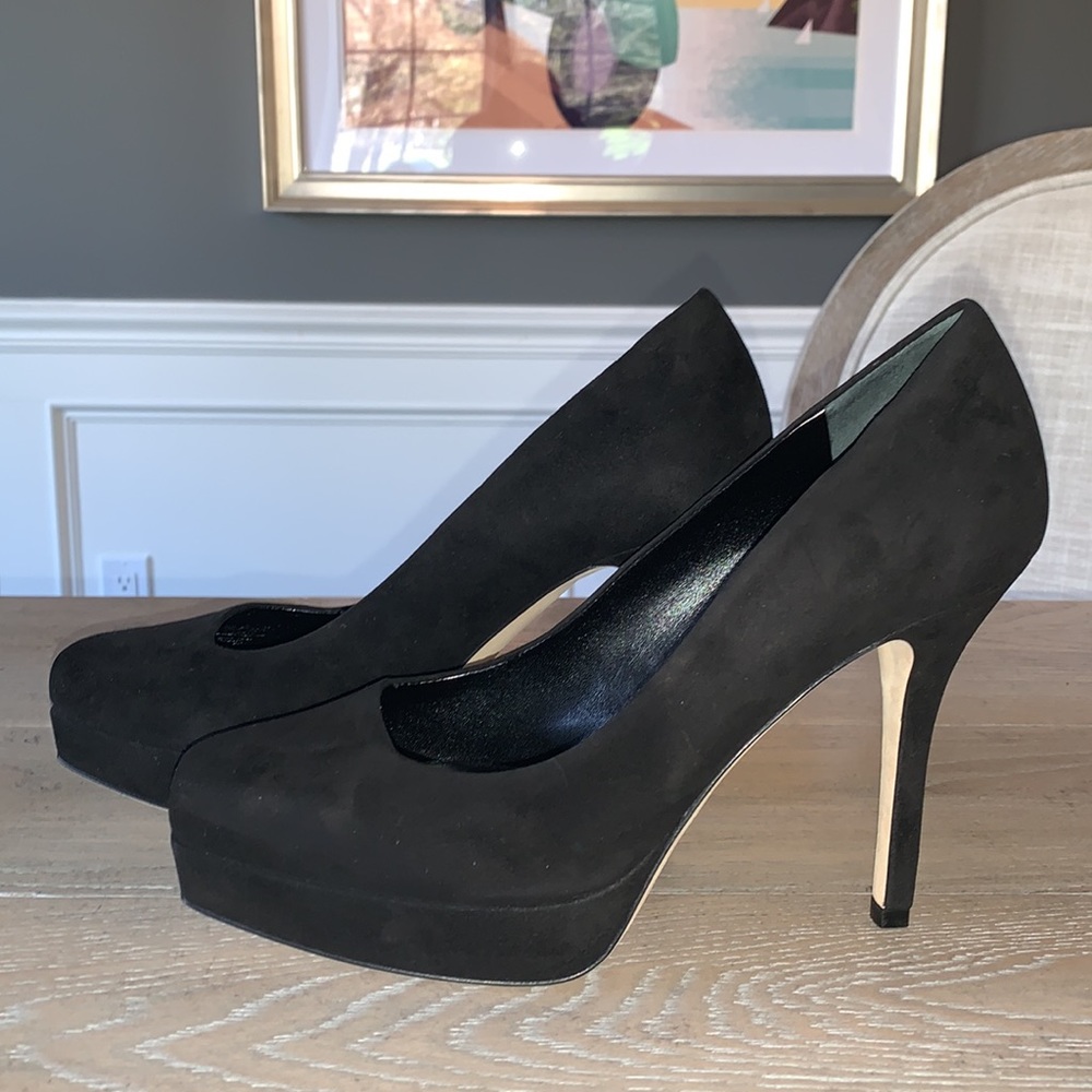 Gucci square toe pumps